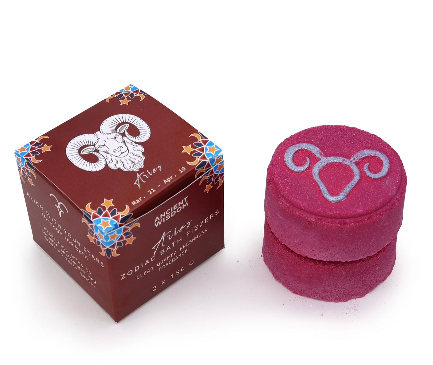 Zodiac Serenity: Aries Fizz & Soak Gift Set