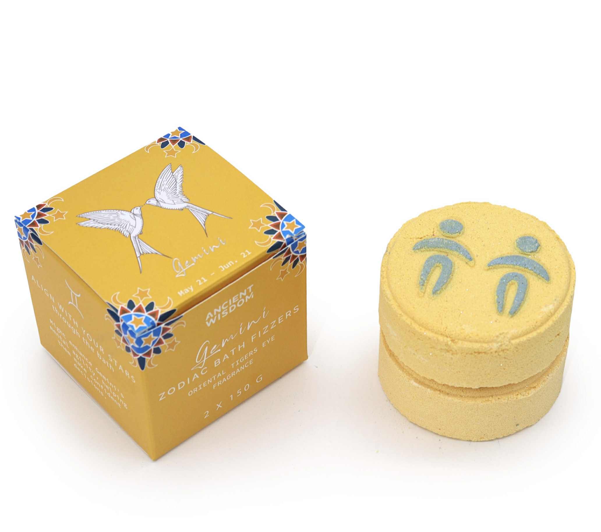 Zodiac Serenity: Gemini Fizz & Soak Gift Set – Trinkets & Tranquillity
