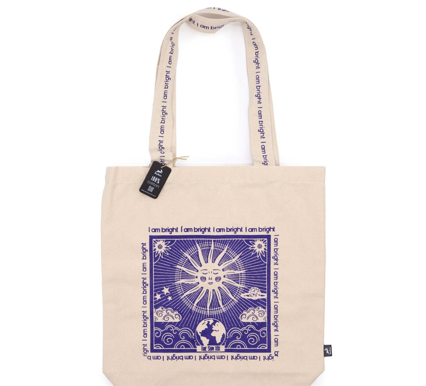 Hop Hare Affirmation Tote - Choose Your Message